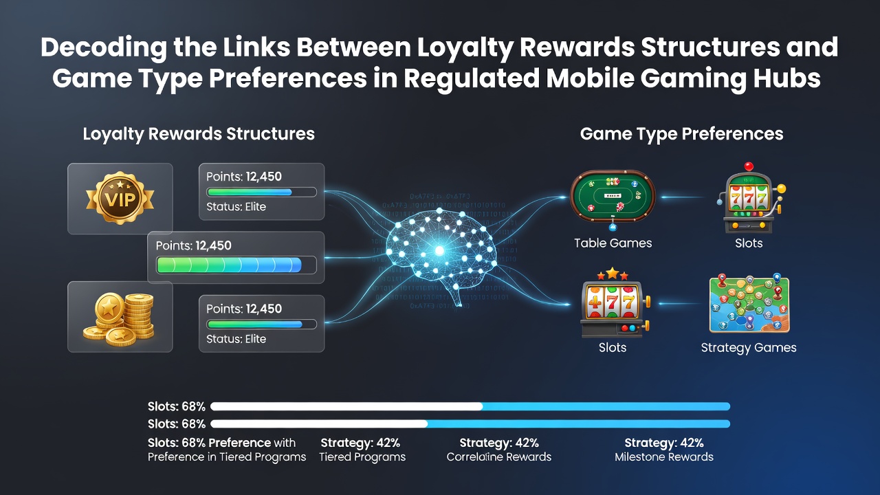 Het Ontcijferen van Verbanden Tussen Loyaliteitsbeloningsstructuren en Speltypevoorkeuren in Gereguleerde Mobiele Gaming Hubs